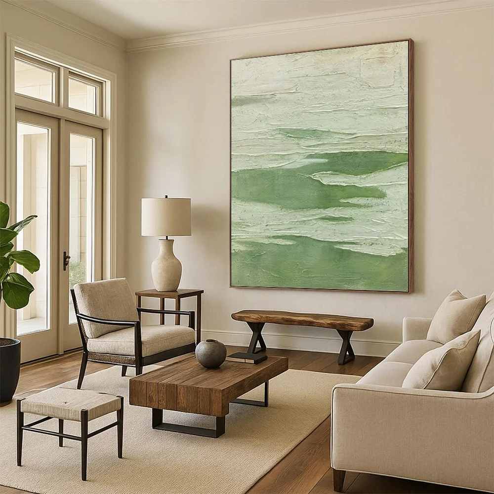 Green_White_Textured_Abstract_Canvas_Wall_Art_9O7JE wall art
